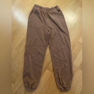 Brown jogger set